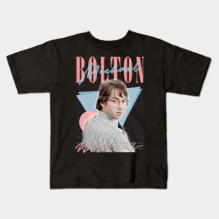 Michael Bolton / Office Space Aesthetic 90s Design Kids T-Shirt